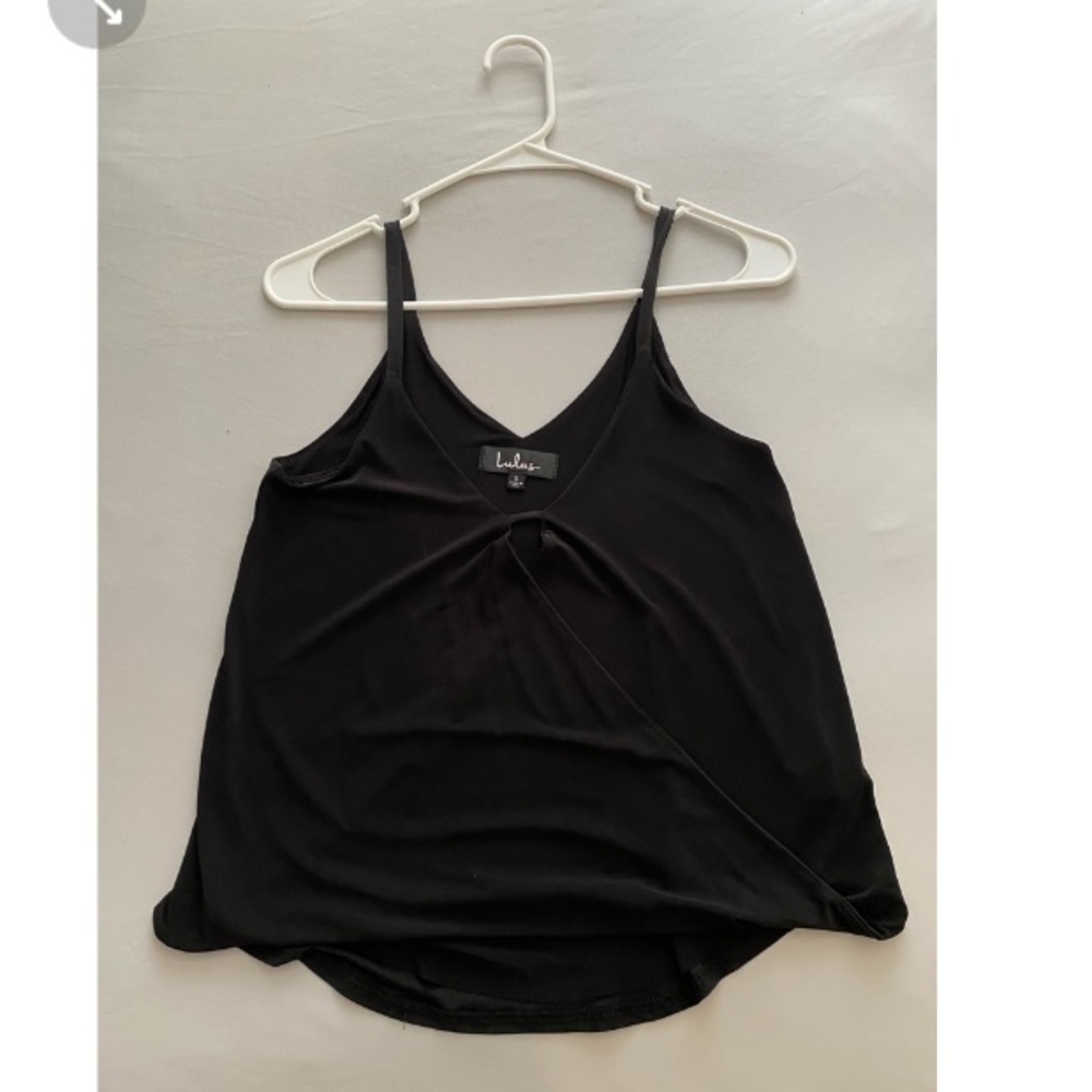 Black satin blouse